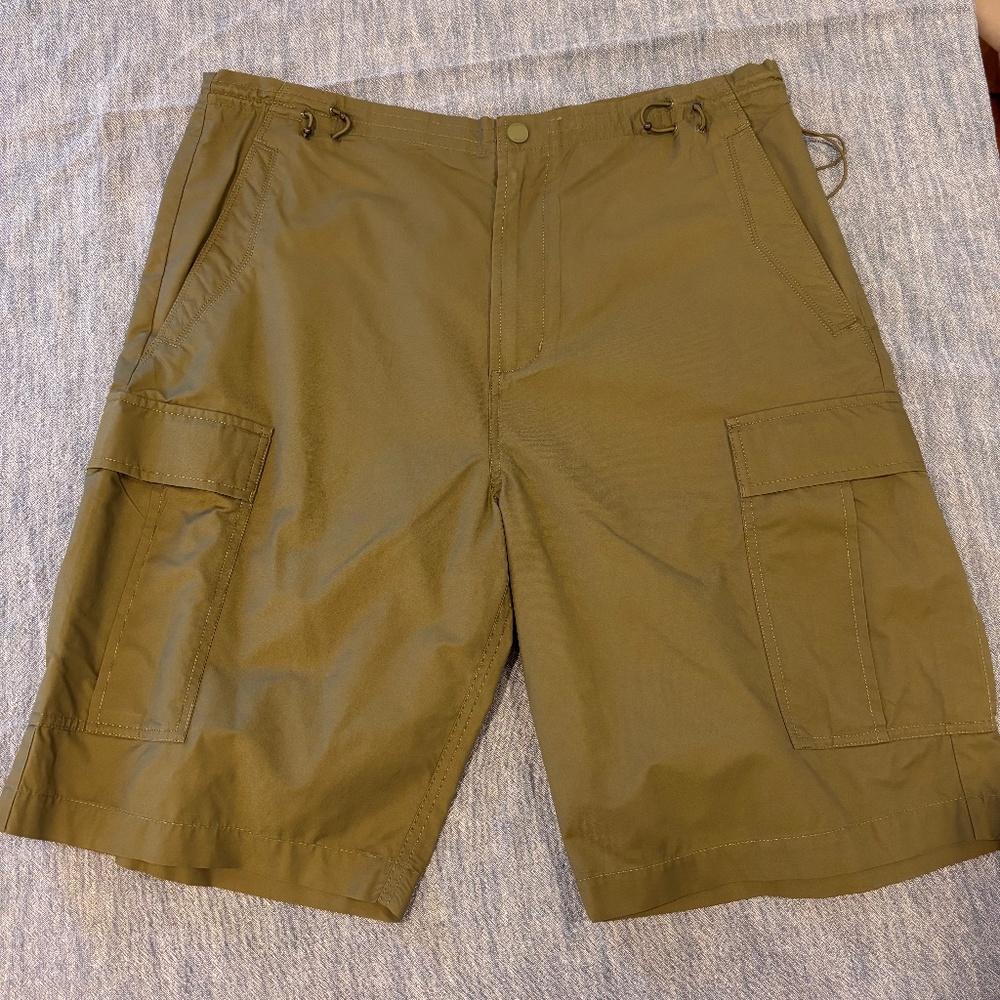mens green maharishi cargo shorts